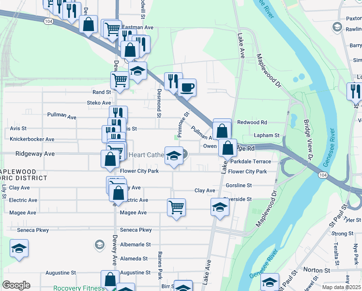 map of restaurants, bars, coffee shops, grocery stores, and more near in Greece