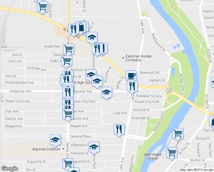 map of restaurants, bars, coffee shops, grocery stores, and more near in Greece