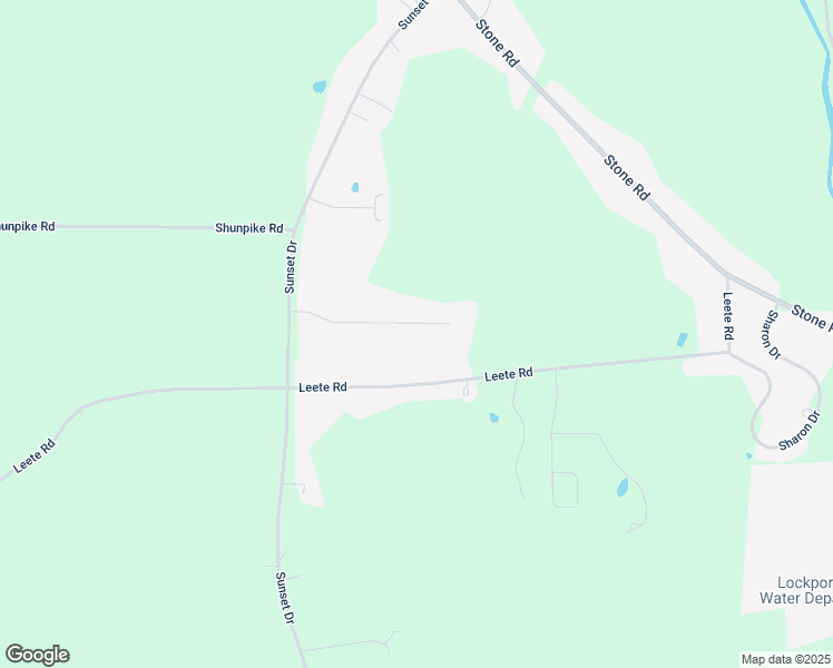 map of restaurants, bars, coffee shops, grocery stores, and more near 5654 Young Road in Lockport