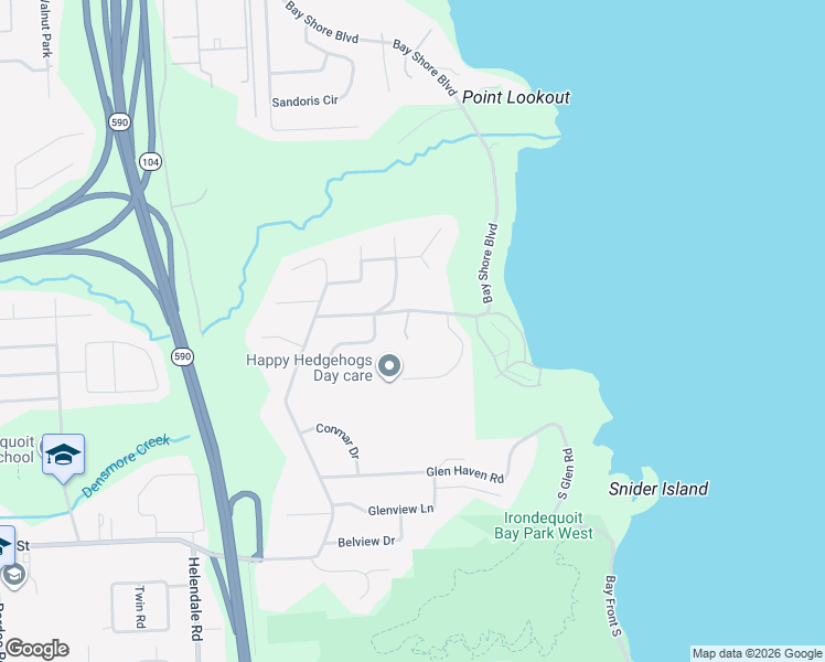 map of restaurants, bars, coffee shops, grocery stores, and more near 230 Bayhill Lane in Rochester