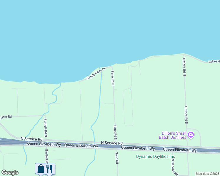 map of restaurants, bars, coffee shops, grocery stores, and more near 4920 Sann Road in Lincoln