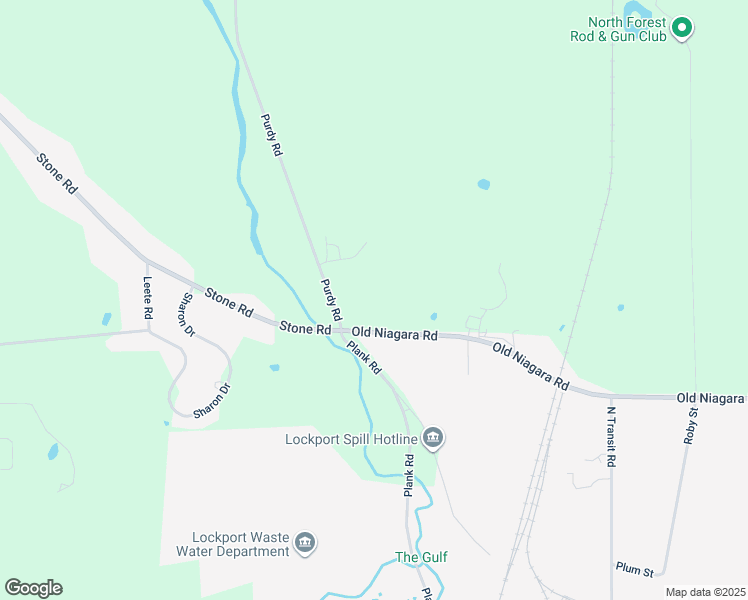 map of restaurants, bars, coffee shops, grocery stores, and more near 4407 Purdy Road in Lockport