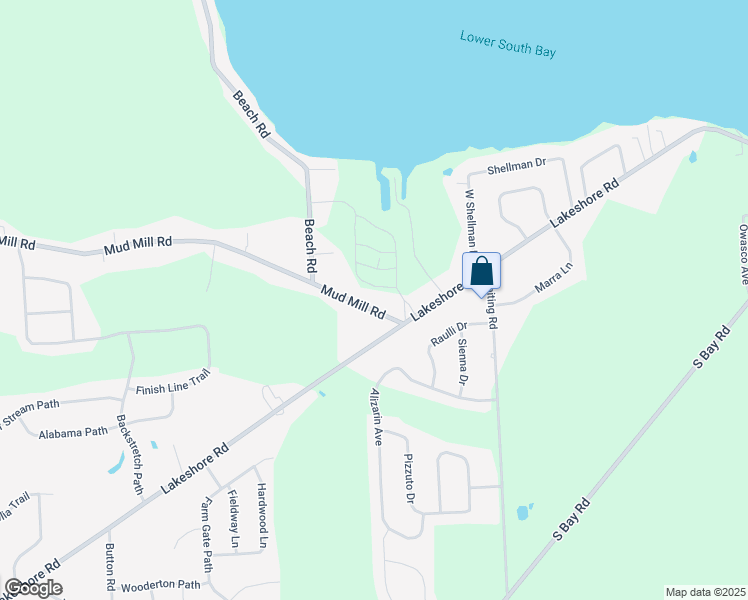 map of restaurants, bars, coffee shops, grocery stores, and more near 6447 Mud Mill Rd in Brewerton