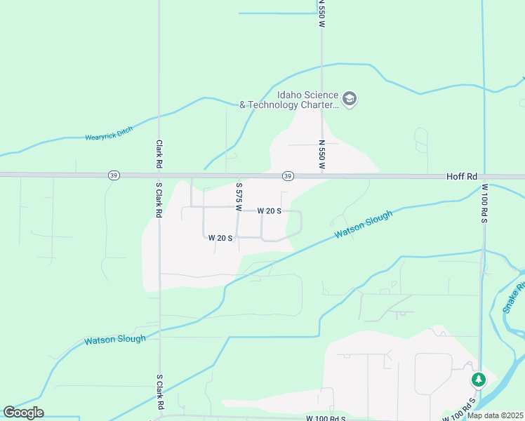map of restaurants, bars, coffee shops, grocery stores, and more near 10 South in Bingham County