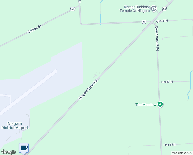 map of restaurants, bars, coffee shops, grocery stores, and more near 758 Regional Road 55 in Niagara-on-the-Lake