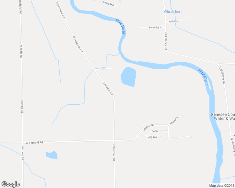 map of restaurants, bars, coffee shops, grocery stores, and more near 13164 Seymour Road in Montrose