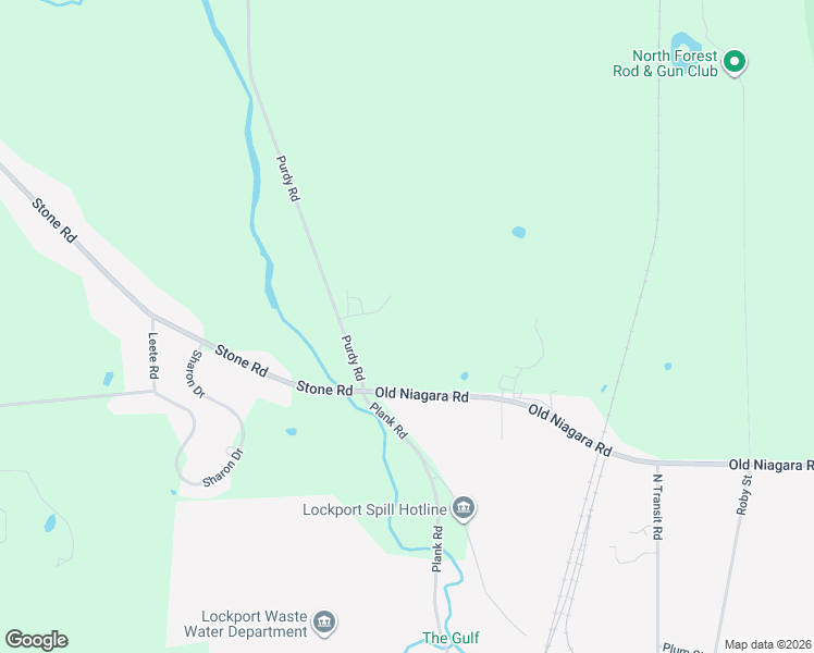 map of restaurants, bars, coffee shops, grocery stores, and more near 4407 Purdy Road in Lockport