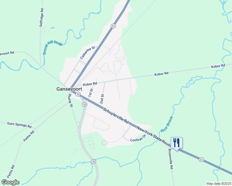 map of restaurants, bars, coffee shops, grocery stores, and more near 8 3rd Street in Gansevoort