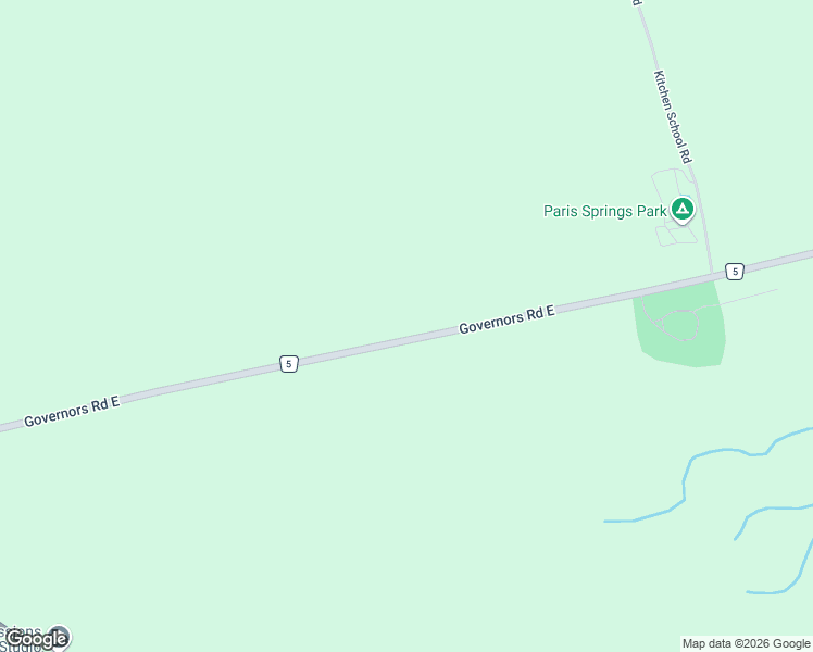 map of restaurants, bars, coffee shops, grocery stores, and more near 591 Governors Road East in Brant