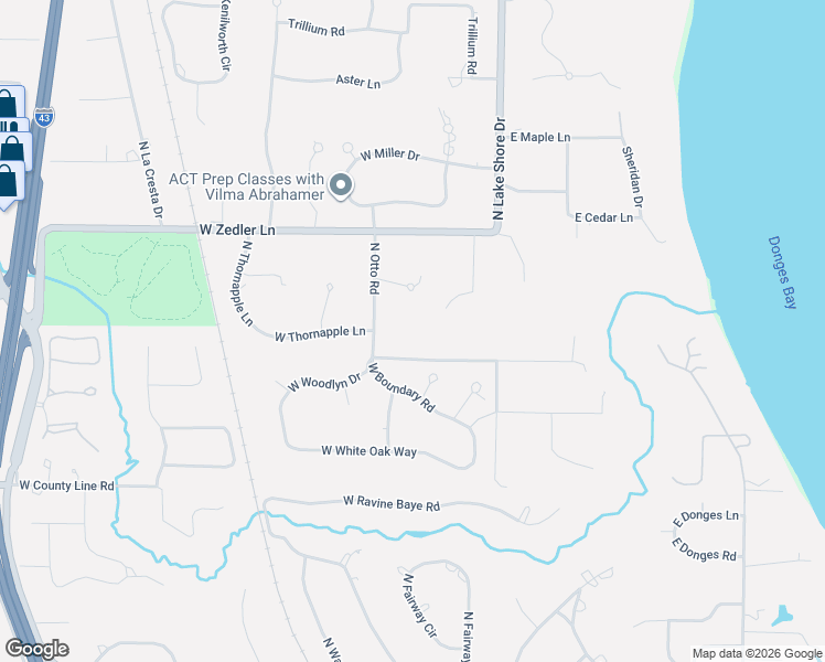 map of restaurants, bars, coffee shops, grocery stores, and more near 123 West Glenview Court in Mequon