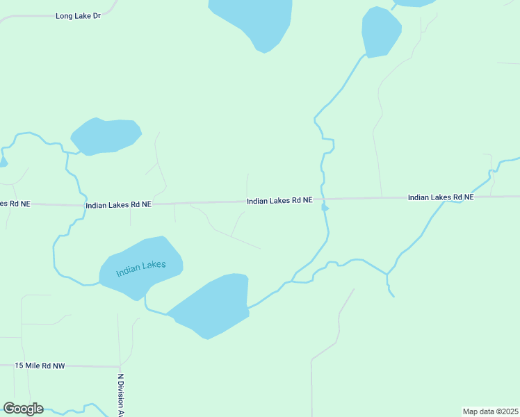 map of restaurants, bars, coffee shops, grocery stores, and more near 295 Indian Lakes Road Northeast in Sparta