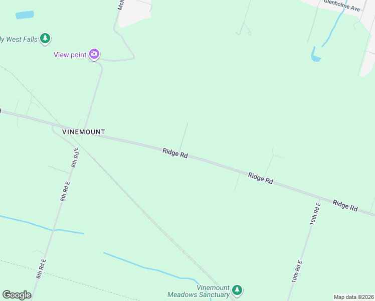 map of restaurants, bars, coffee shops, grocery stores, and more near 1141 Ridge Road in Hamilton