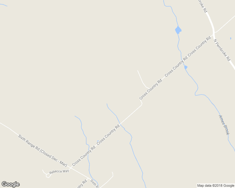 map of restaurants, bars, coffee shops, grocery stores, and more near 666 Cross Country Road in Pembroke