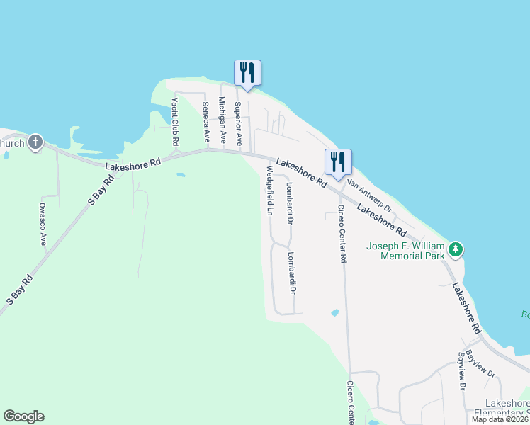 map of restaurants, bars, coffee shops, grocery stores, and more near 8811 Wedgefield Lane in Cicero