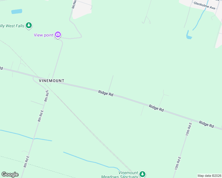 map of restaurants, bars, coffee shops, grocery stores, and more near 1141 Ridge Road in Hamilton