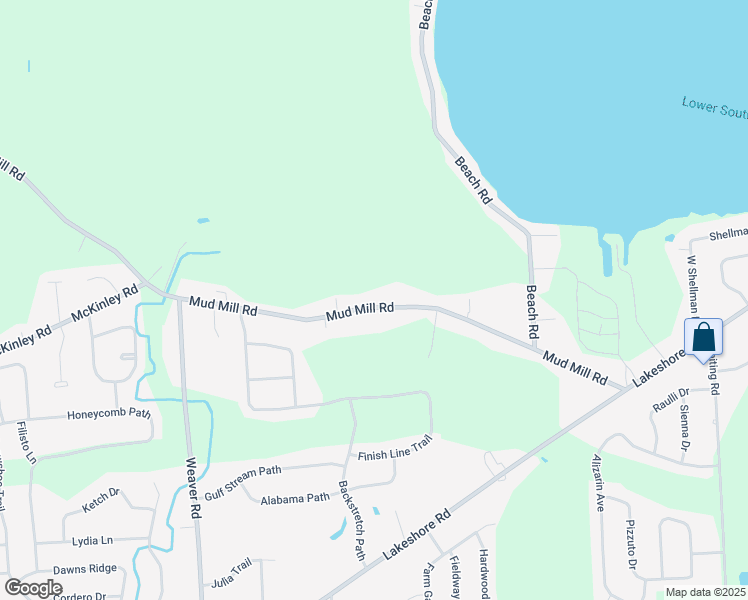 map of restaurants, bars, coffee shops, grocery stores, and more near 6297 Mud Mill Road in Brewerton