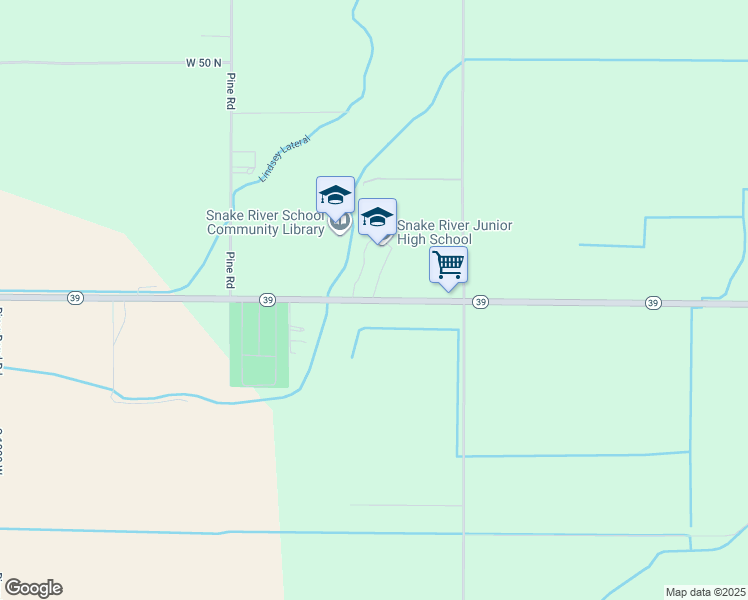 map of restaurants, bars, coffee shops, grocery stores, and more near 922 Idaho 39 in Blackfoot
