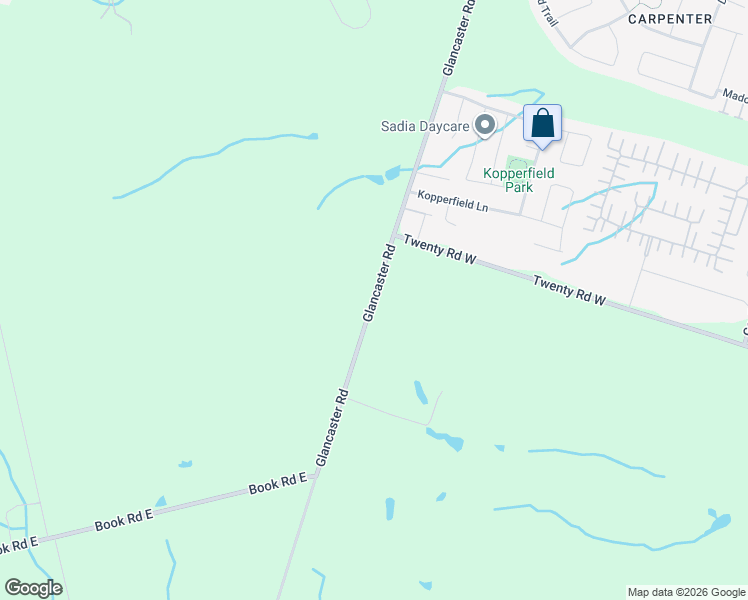 map of restaurants, bars, coffee shops, grocery stores, and more near 459 Glancaster Road in Hamilton