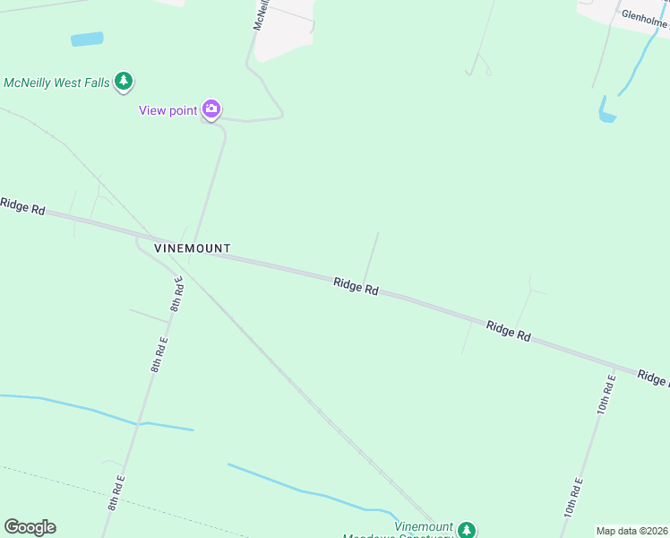 map of restaurants, bars, coffee shops, grocery stores, and more near 1117 Ridge Road in Hamilton