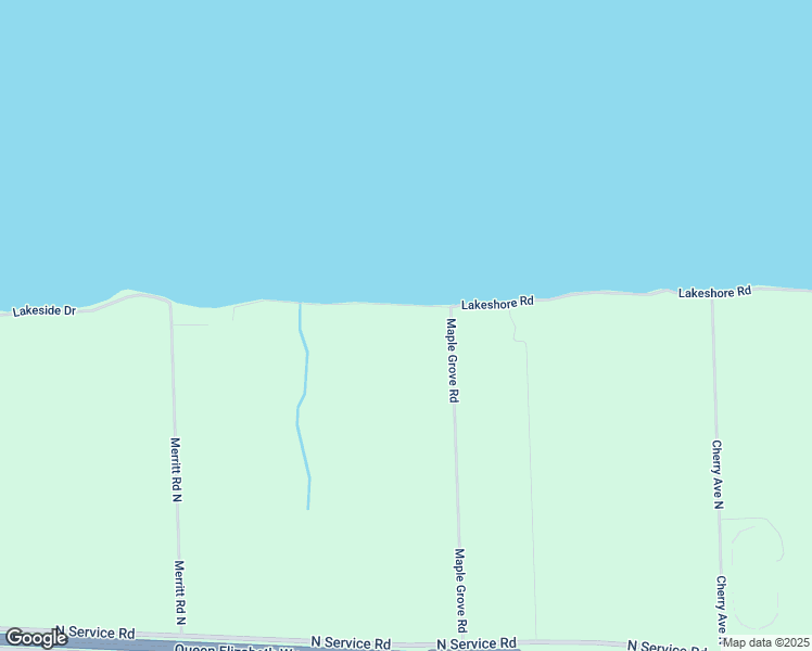 map of restaurants, bars, coffee shops, grocery stores, and more near 4036 Lakeshore Road in Lincoln