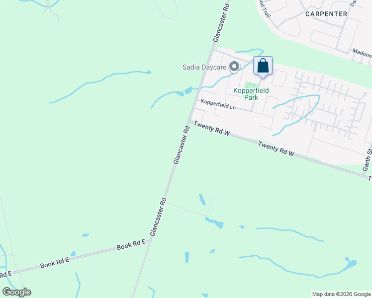 map of restaurants, bars, coffee shops, grocery stores, and more near 459 Glancaster Road in Hamilton