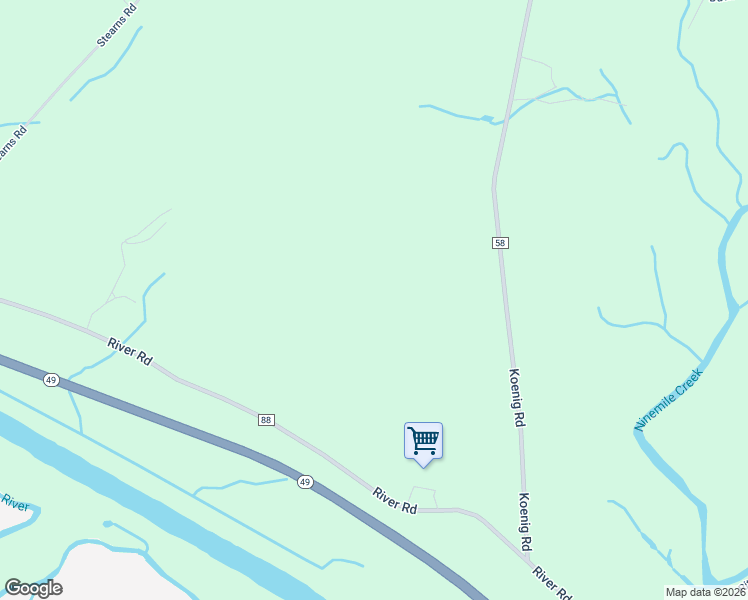 map of restaurants, bars, coffee shops, grocery stores, and more near 8163 River Road in Rome