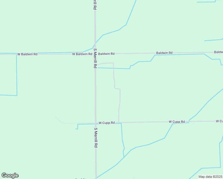 map of restaurants, bars, coffee shops, grocery stores, and more near 15055 South Merrill Road in Elsie
