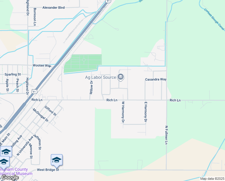 map of restaurants, bars, coffee shops, grocery stores, and more near 100 Centennial Street in Blackfoot
