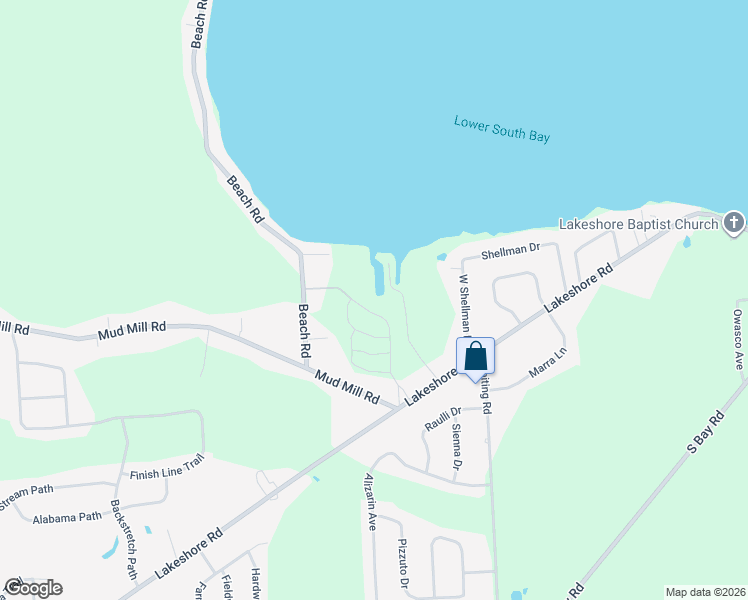 map of restaurants, bars, coffee shops, grocery stores, and more near 6477 Lakeshore Road in Cicero