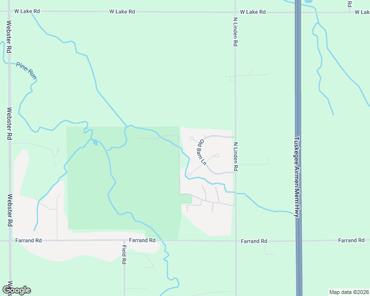 map of restaurants, bars, coffee shops, grocery stores, and more near 5142 Homestead Lane in Clio