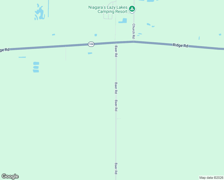 map of restaurants, bars, coffee shops, grocery stores, and more near 4454 Baer Road in Ransomville