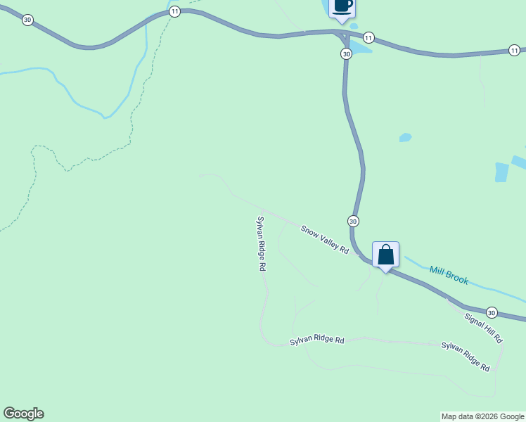 map of restaurants, bars, coffee shops, grocery stores, and more near 28 Sylvan Ridge Road in Winhall