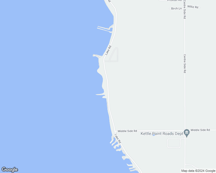 map of restaurants, bars, coffee shops, grocery stores, and more near 9494 Lake Road in Lambton County