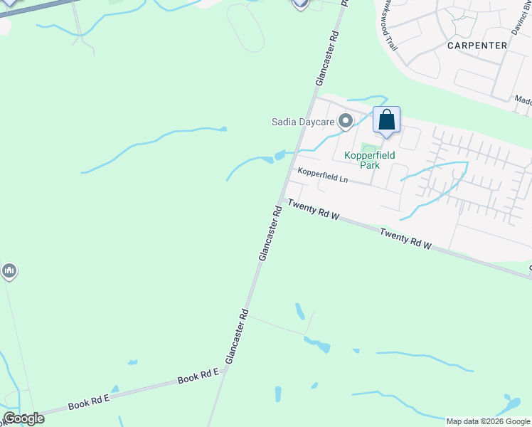 map of restaurants, bars, coffee shops, grocery stores, and more near 414 Glancaster Road in Hamilton