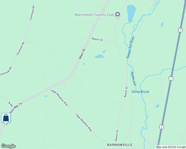 map of restaurants, bars, coffee shops, grocery stores, and more near 158 Upland Downs Road in Manchester