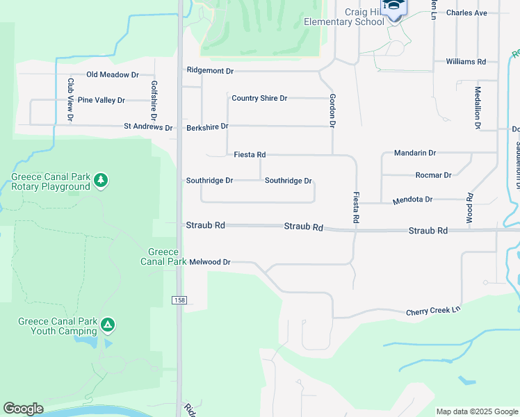 map of restaurants, bars, coffee shops, grocery stores, and more near 274 Straub Road in Rochester