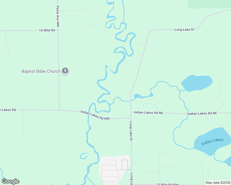 map of restaurants, bars, coffee shops, grocery stores, and more near 12875 Long Lake Drive in Sparta