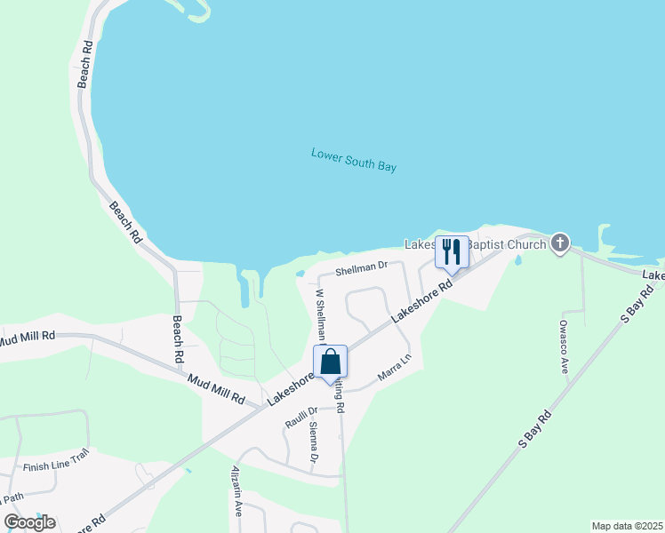 map of restaurants, bars, coffee shops, grocery stores, and more near 8866 Shellman Drive in Cicero