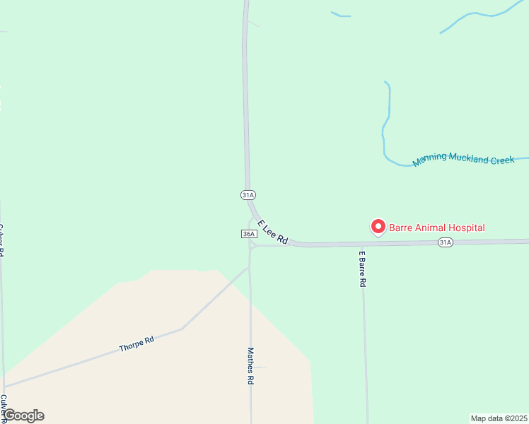 map of restaurants, bars, coffee shops, grocery stores, and more near 15371 E Lee Rd in Holley