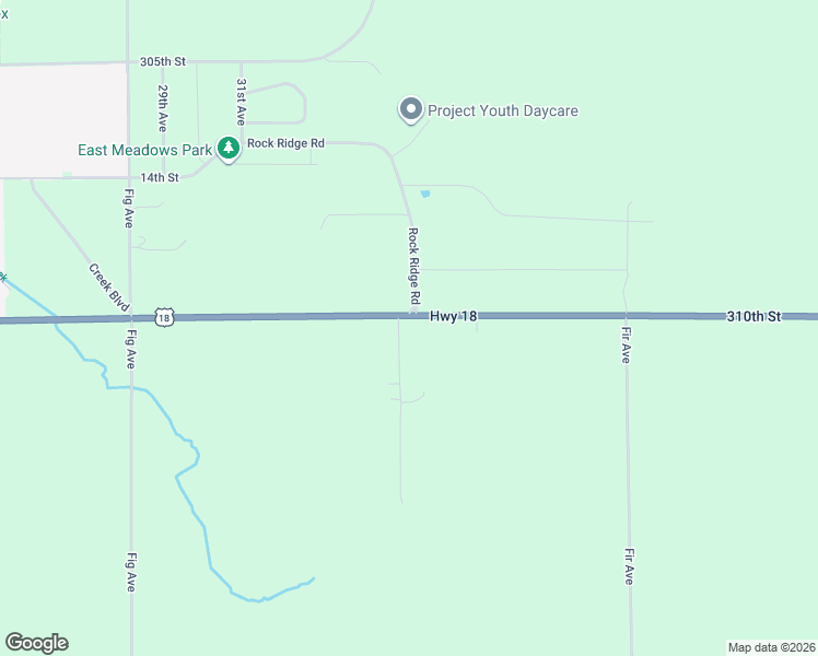 map of restaurants, bars, coffee shops, grocery stores, and more near 2651 310th Street in Rock Valley