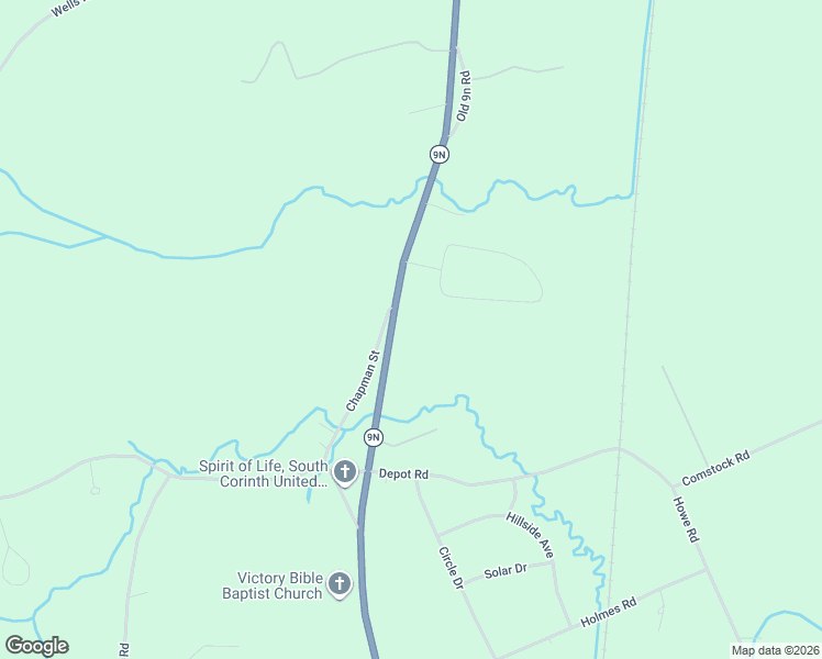 map of restaurants, bars, coffee shops, grocery stores, and more near 13 Locust Ridge Drive in Corinth