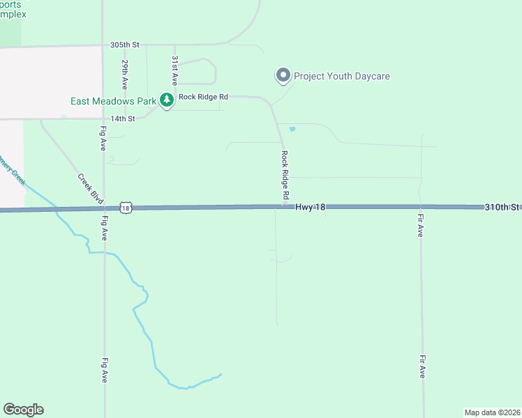 map of restaurants, bars, coffee shops, grocery stores, and more near 2651 310th Street in Rock Valley