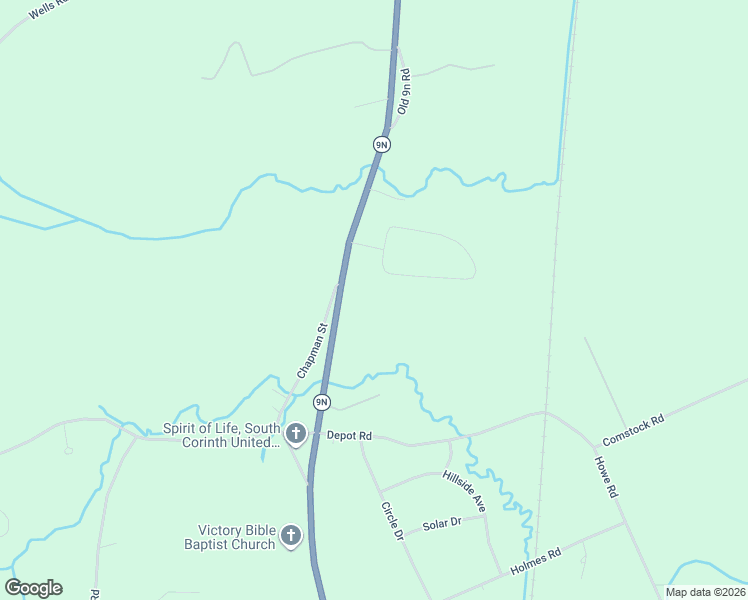 map of restaurants, bars, coffee shops, grocery stores, and more near 13 Locust Ridge Dr in Corinth
