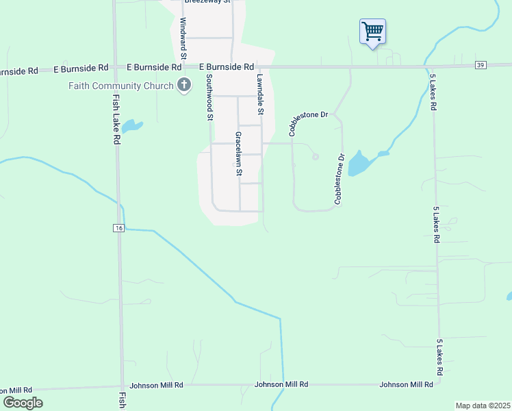 map of restaurants, bars, coffee shops, grocery stores, and more near 5706 Southwood Street in North Branch