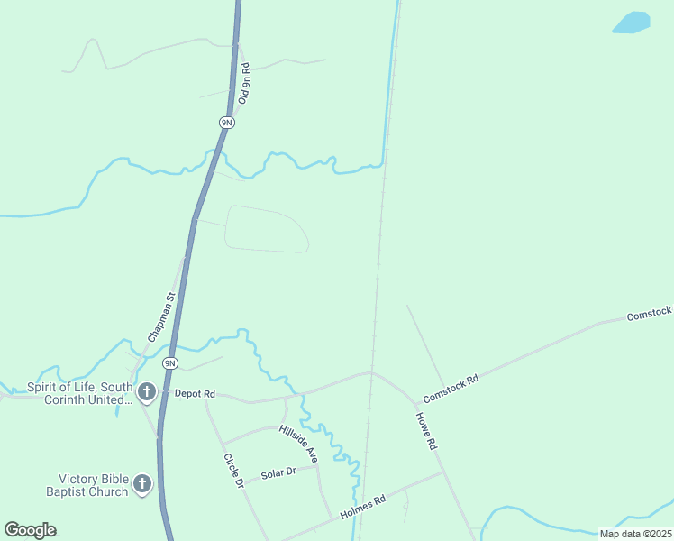 map of restaurants, bars, coffee shops, grocery stores, and more near 35 Locust Ridge Drive in Corinth