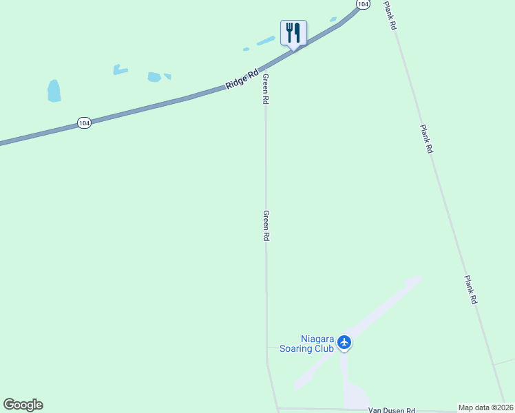 map of restaurants, bars, coffee shops, grocery stores, and more near 4418 Green Road in Lockport