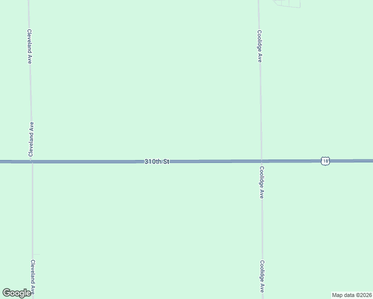 map of restaurants, bars, coffee shops, grocery stores, and more near 1966 310th Street in Rock Valley