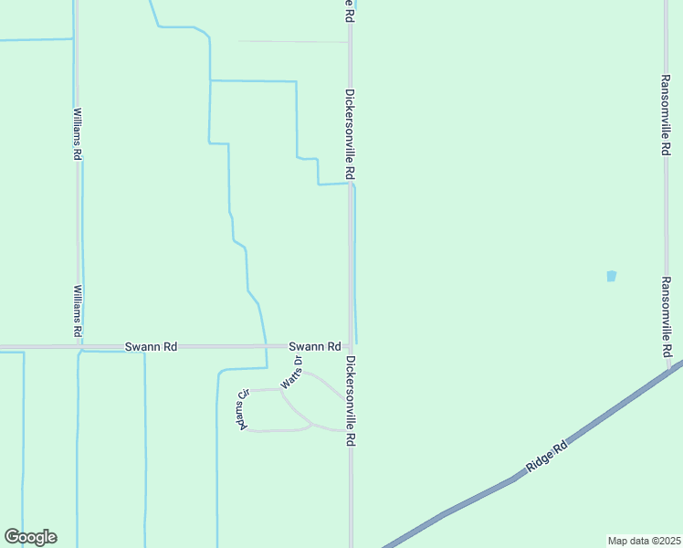 map of restaurants, bars, coffee shops, grocery stores, and more near 4414 Dickersonville Road in Ransomville