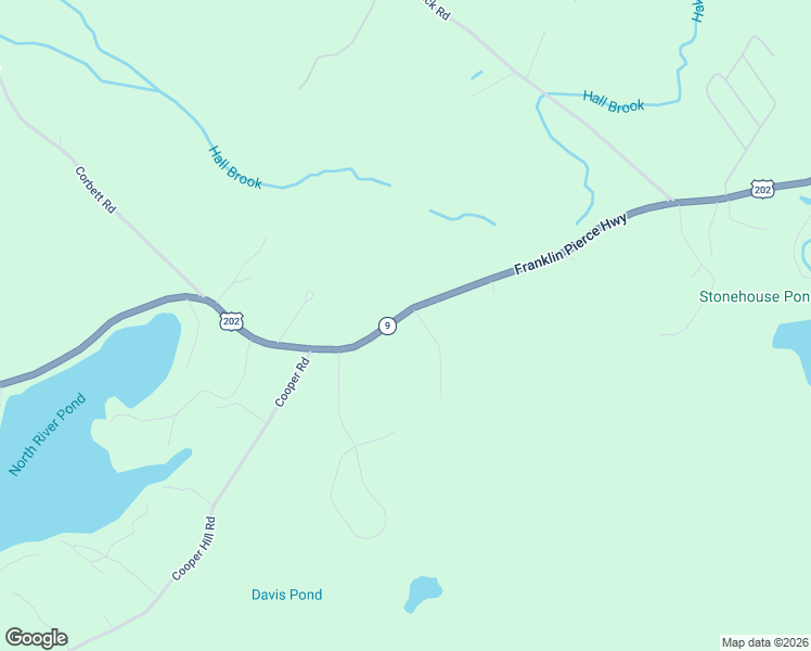 map of restaurants, bars, coffee shops, grocery stores, and more near 2040 Franklin Pierce Highway in Barrington