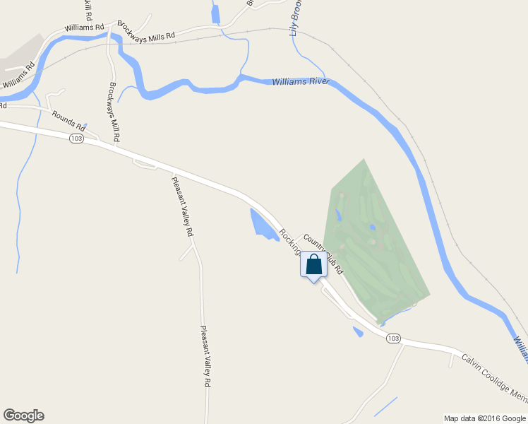 map of restaurants, bars, coffee shops, grocery stores, and more near Highway 103 in Rockingham